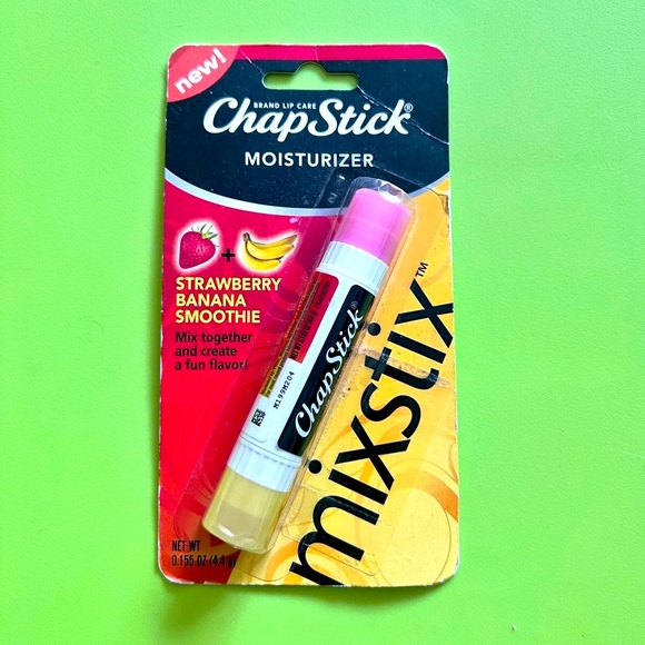 2 HTF Chapstick MixStix Lip Balm Strawberry Banana Smoothie & Lemon Berry Sorbet - Picture 2 of 5